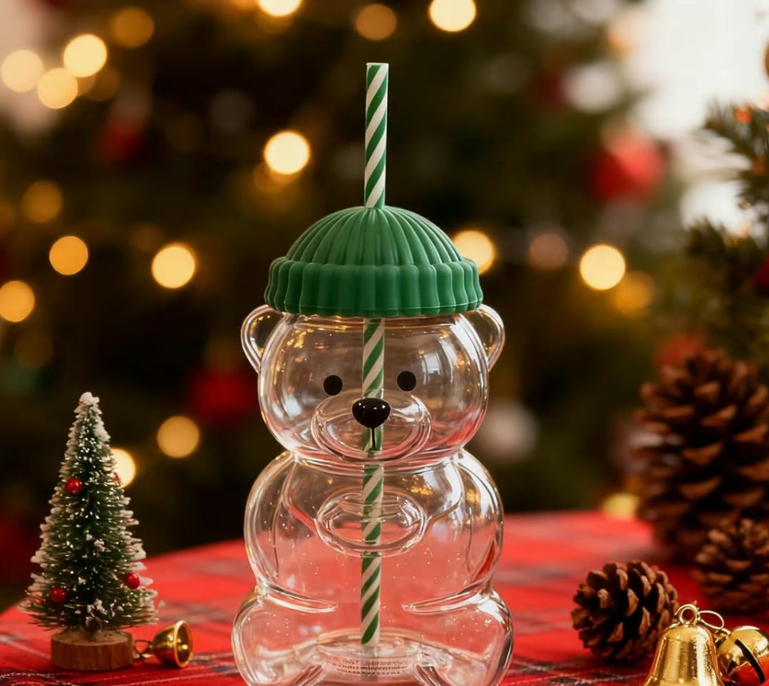 Bearista Bear Glass Cup